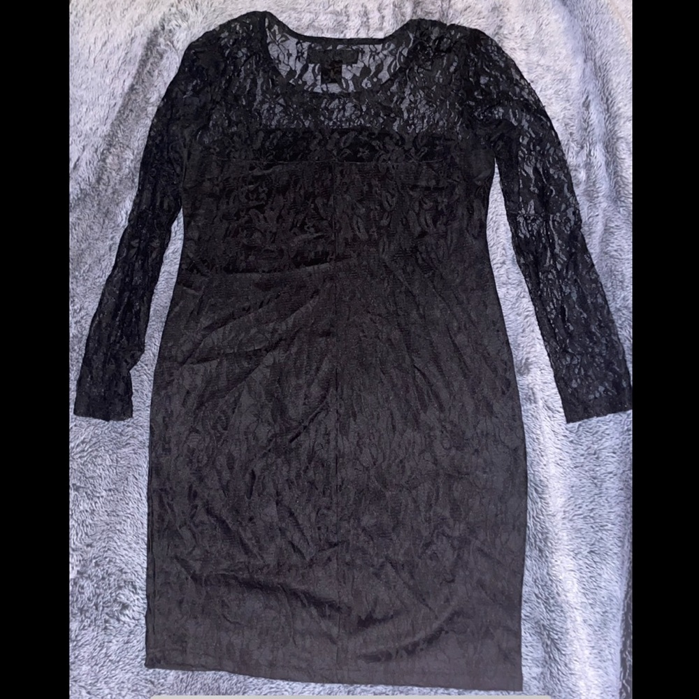 Kardashian Kollection lace bodycon dress